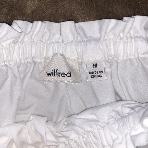 ARITZIA Wilfred Garance Crop Off Shoulder - Picture 3 of 3